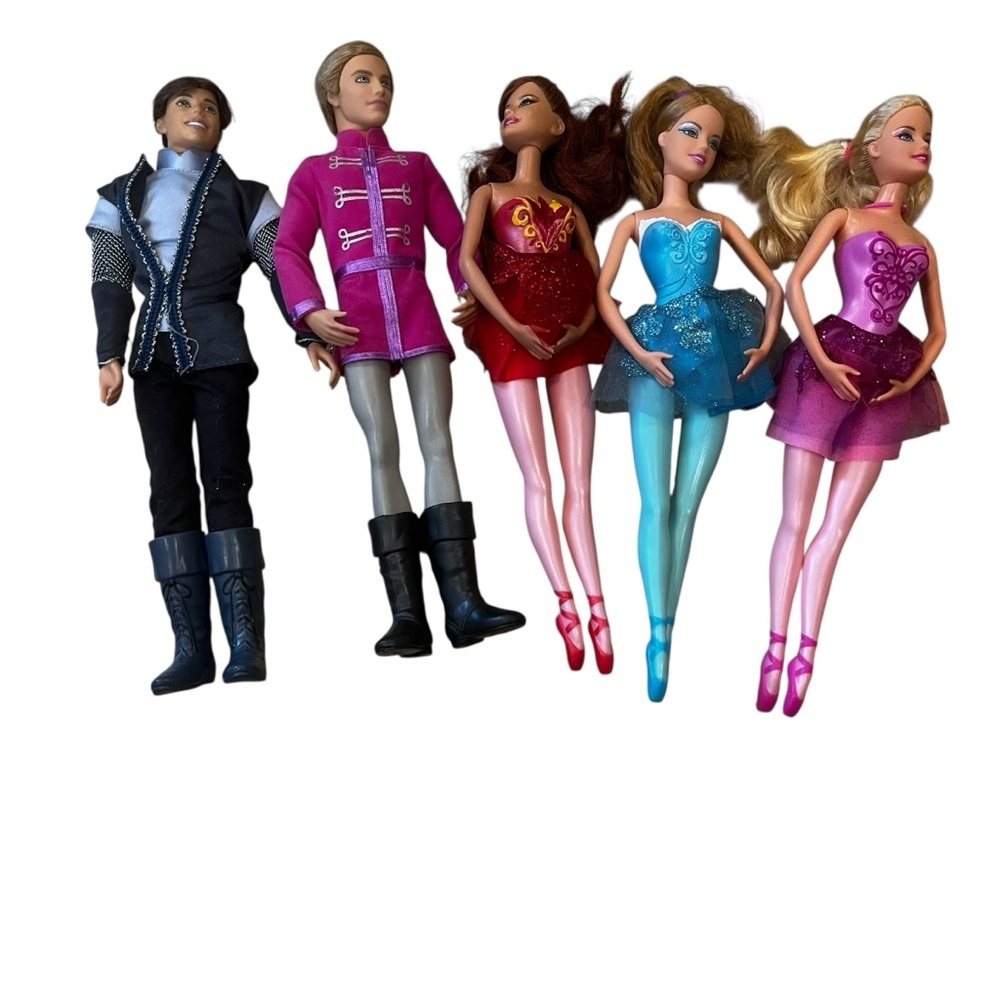 Barbie ken in pink shoes y2k movie dolls lot prince princess ballet ballerina